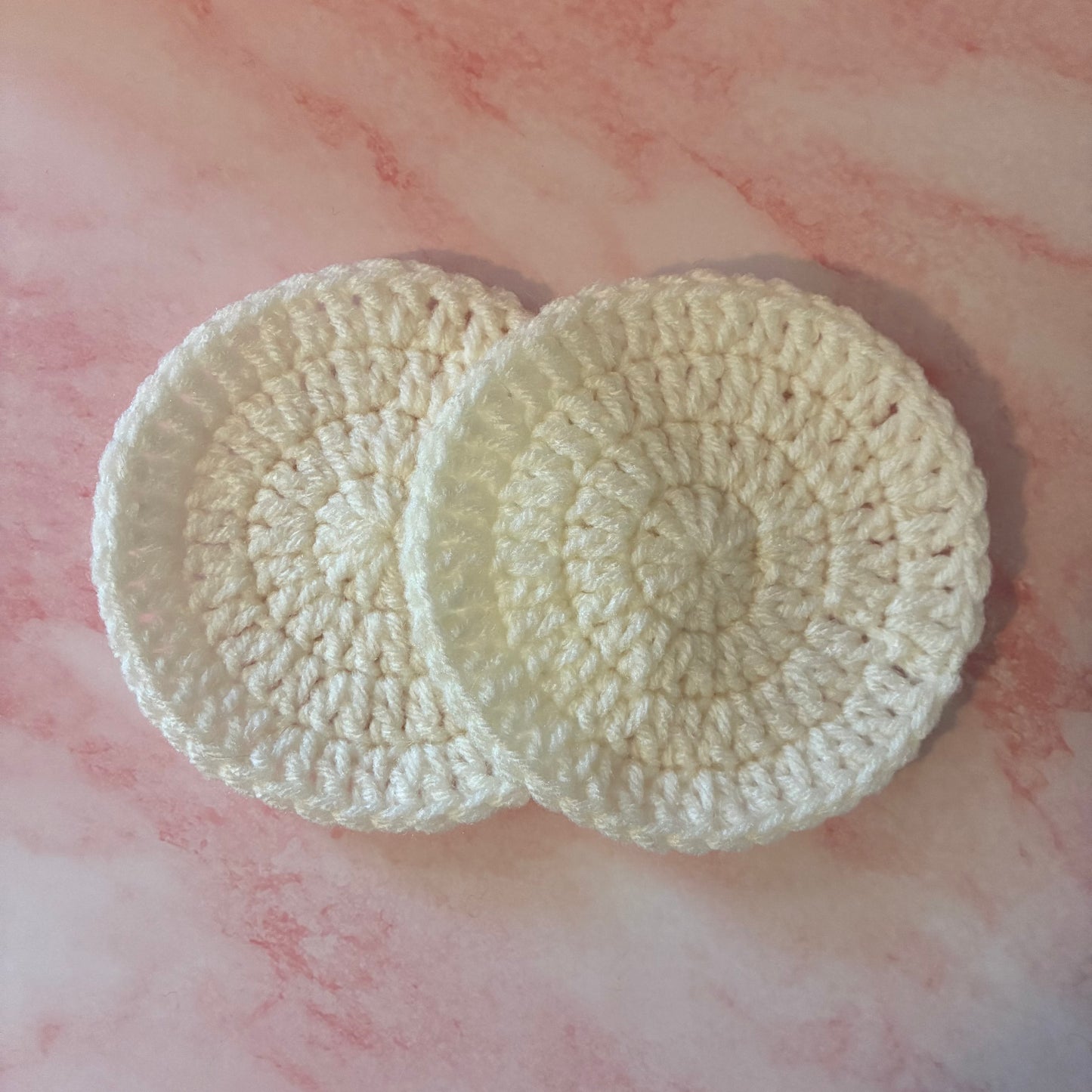 White Circle Coasters