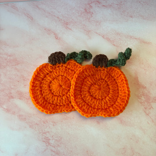 Pumpkin Coasters