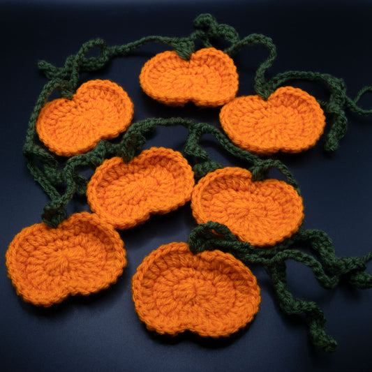Pumpkin Garland (Dark Green Vines)