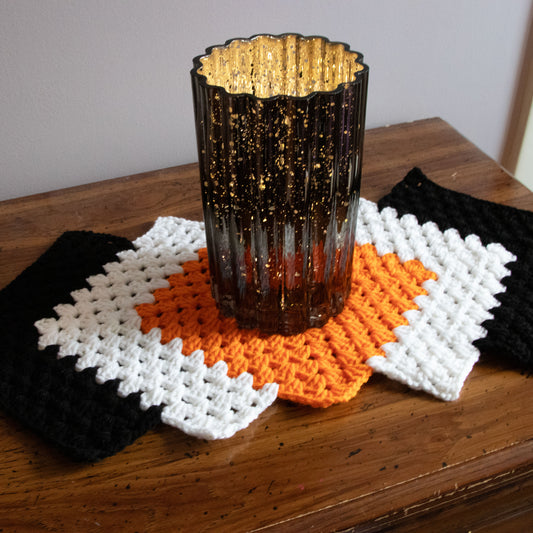 Table Runner (Orange and Black)